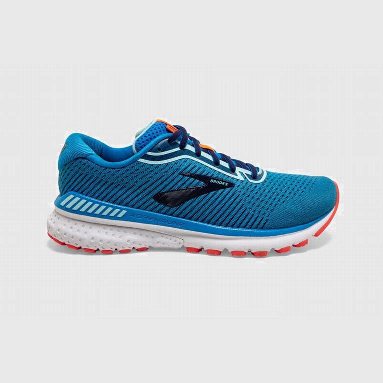 Brooks Adrenaline Gts 20 Israel - Women's Road Running Shoes - Coral/Blue/Navy (10243-TWGM)